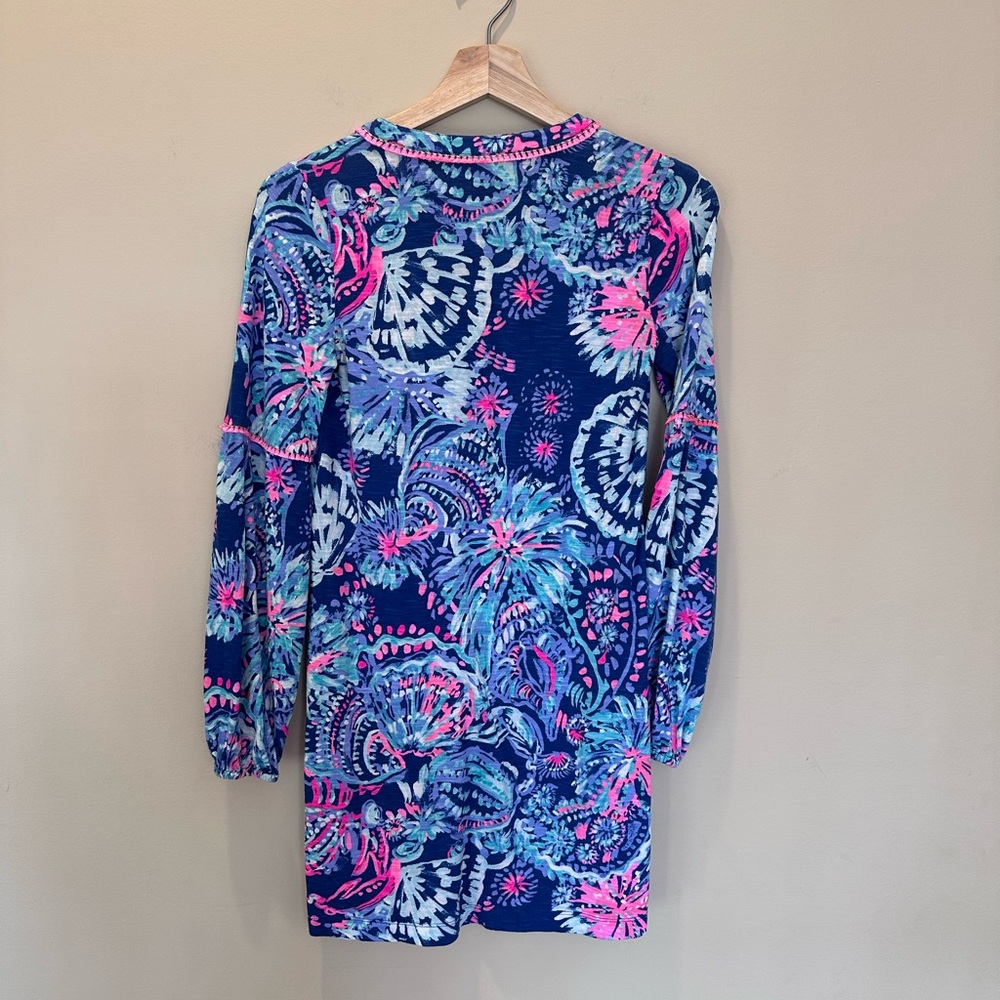 Lilly Pulitzer Vibrant Blue and Pink Dress - Picture 3 of 3